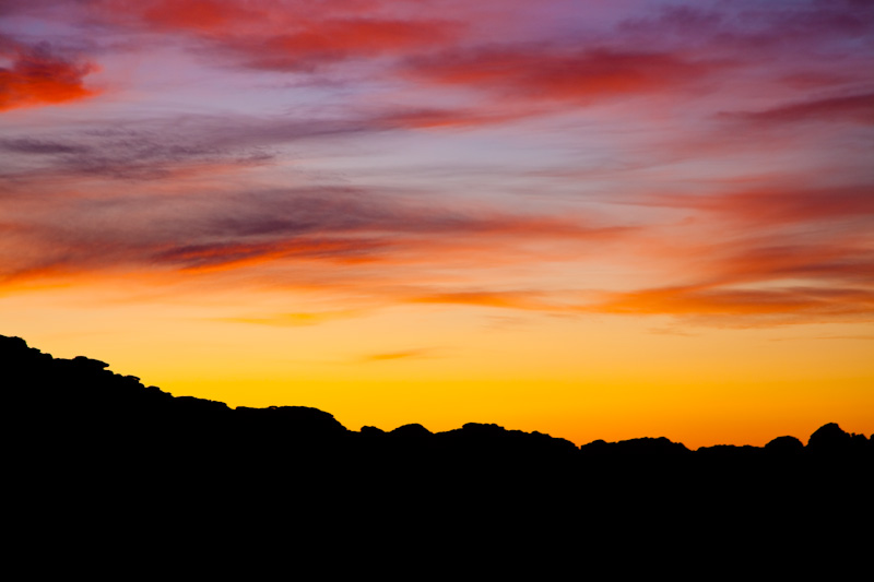 Sunset From Camp